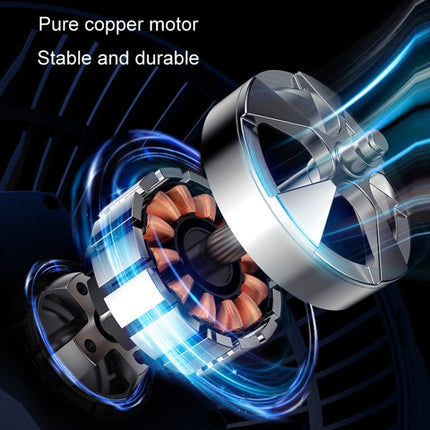 F612 5W Car Rotatable Turntable Silent Fan