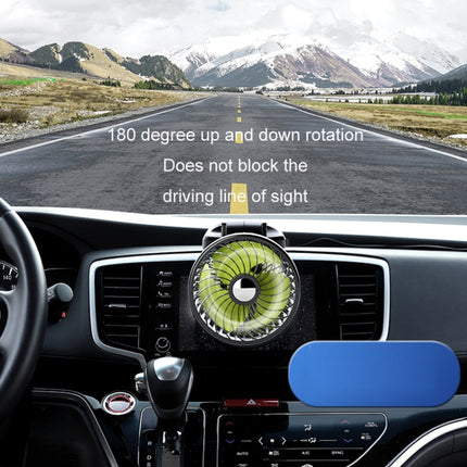 F612 5W Car Rotatable Turntable Silent Fan