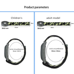 For AirTag Anti-Lost Device Case Locator Nylon Loop Watch Strap Wrist Strap