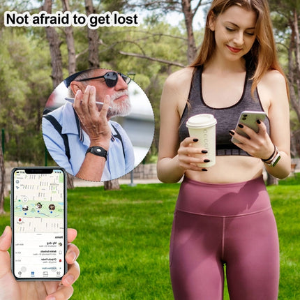 For AirTag Anti-Lost Device Case Locator Nylon Loop Watch Strap Wrist Strap