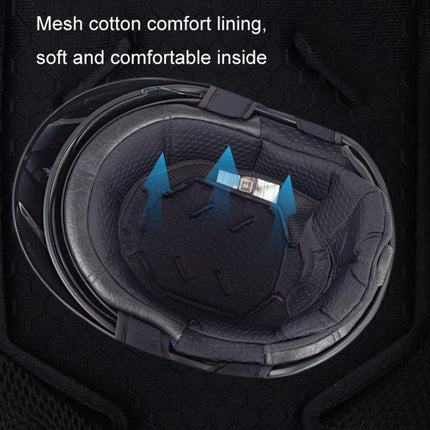 SOMAN Motorcycle Half Helmet Adjustable Helmet With Inner Mirror, M, L, XL, XXL
