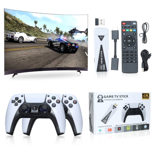 U10 Video Game Console 64G 10000+ Games Retro Handheld 4K TV Game Stick Wireless Controller, U10  64G 10000+ Games
