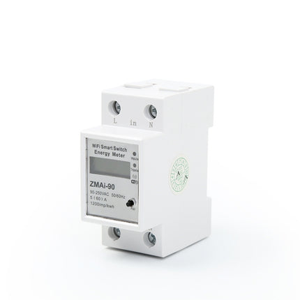 ZMAi-90 Wifi Smart Switch Energy Meter Support Tuya Smart Life APP Work With Alexa Google