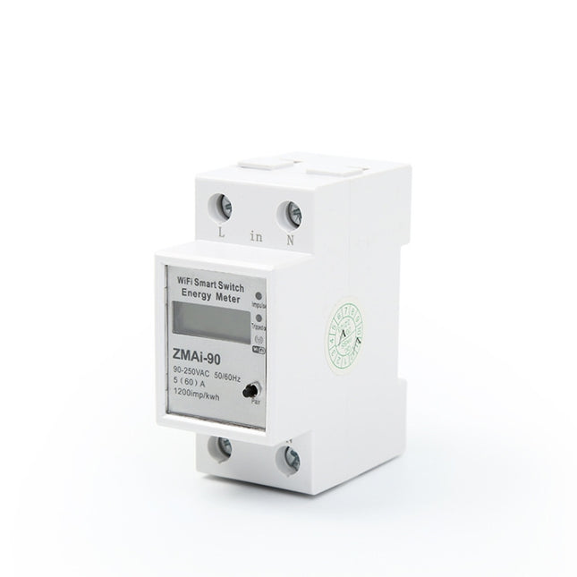 ZMAi-90 Wifi Smart Switch Energy Meter Support Tuya Smart Life APP Work With Alexa Google