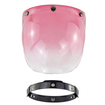 Motorcycle Helmet Three-Button Windproof Lens With Bracket