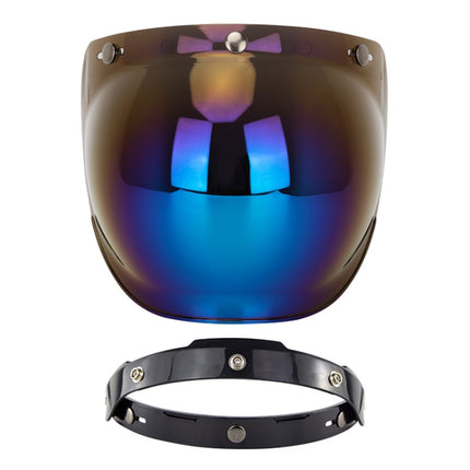 Motorcycle Helmet Three-Button Windproof Lens With Bracket