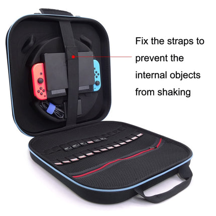 For Nintendo Switch Double Fitness Ring Storage Bag EVA Portable Hard Shell Host Package Accessories