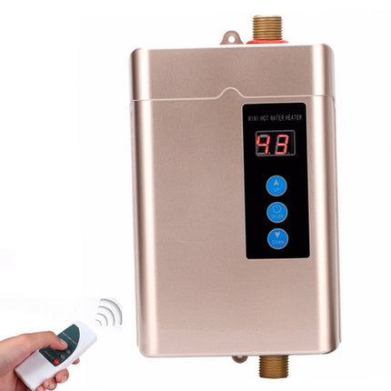 Electric Water Heater With Remote Control Adjustable Temperate, US Plug 3000W, UK Plug 3000W, EU Plug 4000W, AU Plug 4000W