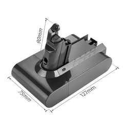 For Dyson V6 Series Handheld Vacuum Cleaner Battery Sweeper Spare Battery, 1.5Ah, V6 2.2Ah, 2.6Ah, 3.0Ah, 3.5Ah, 4.0Ah