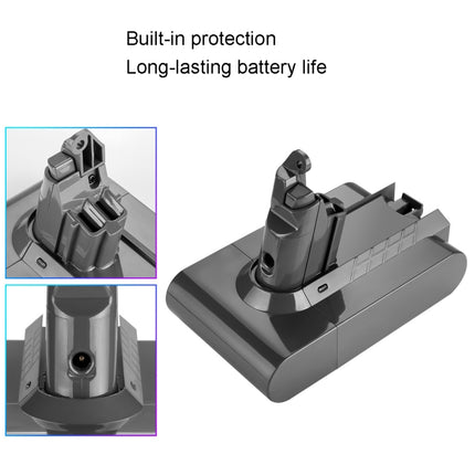 For Dyson V6 Series Handheld Vacuum Cleaner Battery Sweeper Spare Battery, 1.5Ah, V6 2.2Ah, 2.6Ah, 3.0Ah, 3.5Ah, 4.0Ah