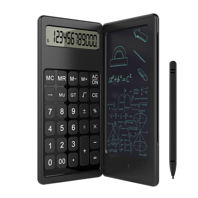 6 inch Learning Business Office Portable Foldable LCD Writing Board Calculator, Basic Model, Function Model