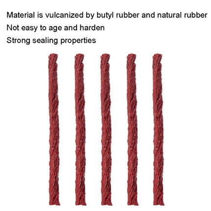 5pcs /Pack Long Car Fast Tire Patch Adhesive Strips Motorcycle Bike Adhesive Strip Tire Repair Tools, 10sets Long