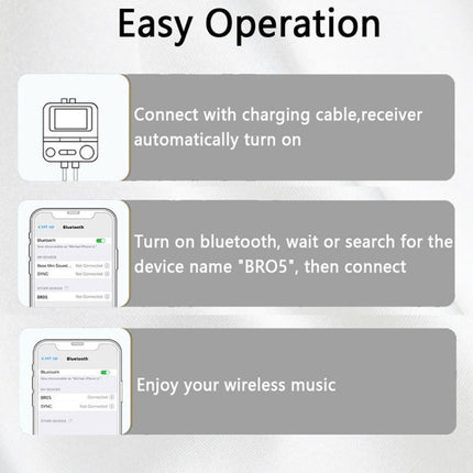 AUX 2RCA TF Bluetooth Adapter Wireless Receiver Transmitter, BR05
