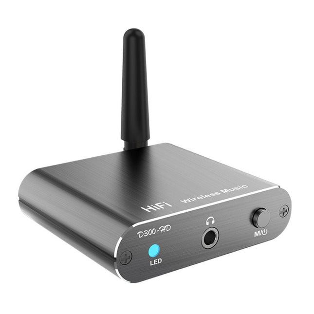 Bluetooth 5.2 Audio Receiver 3.5MM AUX Coaxial Fiber APTX HD Bluetooth Adapter, D300