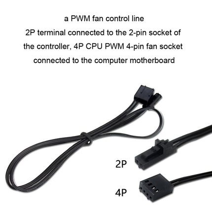 PWM Fan Hub Computer CPU Fan Extender, PH35D