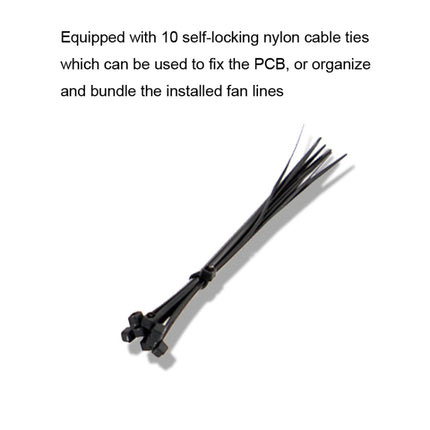 PWM Fan Hub Computer CPU Fan Extender, PH35D