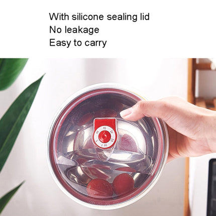 Double-Layer Stainless Steel Bowl With Lid Children Dinner Insulated Rice Bowl, 6pcs /Set 13cm, 6pcs /Set 15cm, 6pcs /Set 17cm