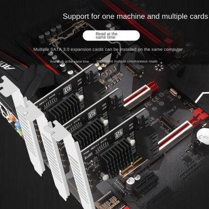 PCI-E To 5 SATA 3.0 Expansion Card