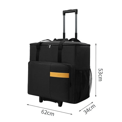 BUBM Computer Host Detachable Trolley Shockproof Waterproof Storage Bag With Wheels