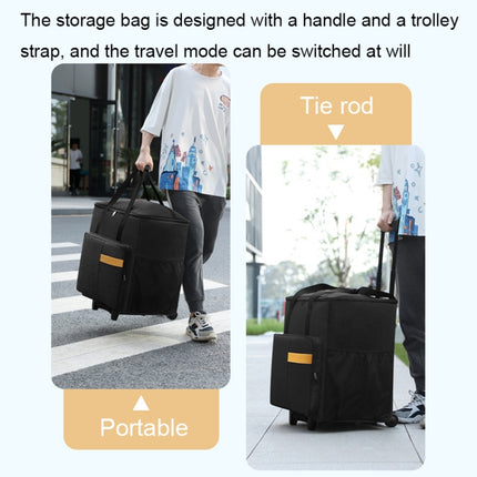 BUBM Computer Host Detachable Trolley Shockproof Waterproof Storage Bag With Wheels