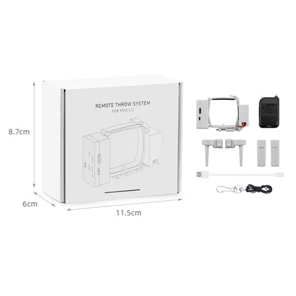 Für DJI MINI 2/Mavic Mini/Mini SE Airdrop-System Angelköder Ehering Lebensrettungswurf Werfer liefern, Für DJI MINI 2/Mavic Mini