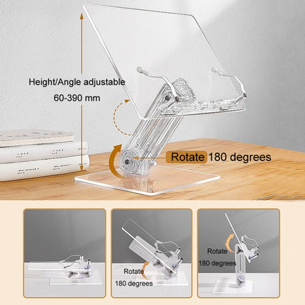 Student Desktop Reading Rack Transparent Acrylic Tablet Stand, A Model Liftable, B Model