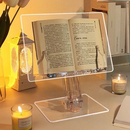 Student Desktop Reading Rack Transparent Acrylic Tablet Stand, A Model Liftable, B Model