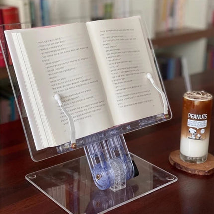 Student Desktop Reading Rack Transparent Acrylic Tablet Stand, A Model Liftable, B Model