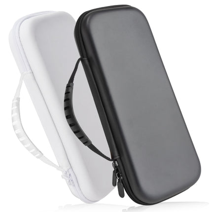 For ASUS ROG Ally Game Console EVA Leather Grain Handbag Clutch Protective Bag, Bag (Black), Bag (White)