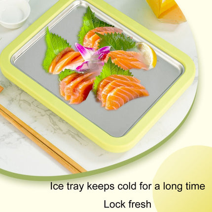 Mini Household Fried Yogurt Machine Children Homemade DIY Fried Ice Tray, Stainless Steel Green 26x21cm, Stainless Steel White 26x21cm, Stainless Steel Pink 22.5x17.5cm, Stainless Steel White 22.5x17.5cm, Aluminum Alloy White 22.5x17.5cm               ...
