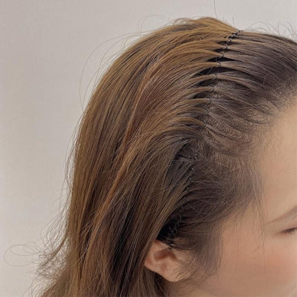 Hair-Fixed Hairpin Headband Hair Accessories Round Hairstyle Invisible Comb, A, B, C, D, E