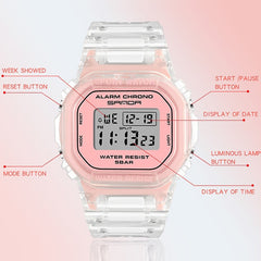 SANDA 2009 Multifunctional Sports Waterproof Calendar Watch