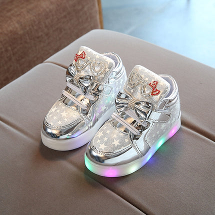 Breathable Flashing Light Luminous Casual Boys & Girls Shoes, 21, 22, 23, 24, 25, 26, 27, 29, 30