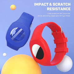 For Airtag Silicone Children Watch Band Protective Case