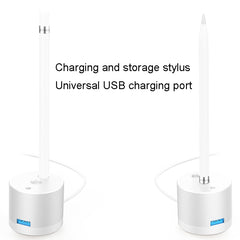 Für Apple Pencil 1 USB-Ladeadapter Metallsockel mit LED-Anzeige, A48 Silber, A48 Schwarz, A48 Roségold