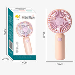 Handheld USB Charging Portable Desktop Small Electric Fan