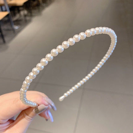 Sweet Pearl Headband Retro Versatile Hair Accessories, 1A, 2B, 3C, 4, 5, 6, 7, 8, 9, 10, 11, 12, 13, 14, 15, 16, 17, 18, 19, 20