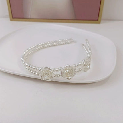 Sweet Pearl Headband Retro Versatile Hair Accessories, 1A, 2B, 3C, 4, 5, 6, 7, 8, 9, 10, 11, 12, 13, 14, 15, 16, 17, 18, 19, 20
