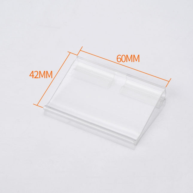 10pcs /Pack Label Strip Supermarket Display Price Sign, 40 x 60mm, 40 x 80mm, 40 x 100mm