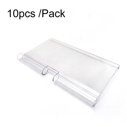 10pcs /Pack Label Strip Supermarket Display Price Sign, 40 x 60mm, 40 x 80mm, 40 x 100mm