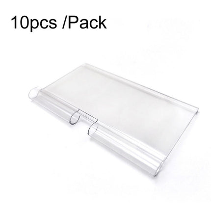 10pcs /Pack Label Strip Supermarket Display Price Sign, 40 x 60mm, 40 x 80mm, 40 x 100mm