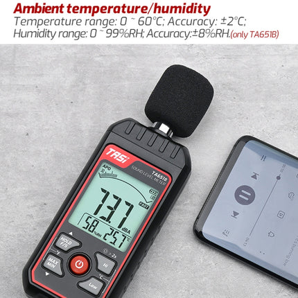 Household Noise Tester Decibel Device, TASI TA651A, TASI TA651B