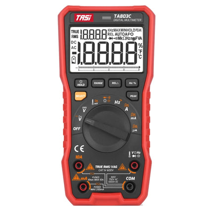 Digital High Precision Multimeter Digital Display Household Multifunction Electrician Multimeter, TASI TA803A, TASI TA803B, TASI TA803C