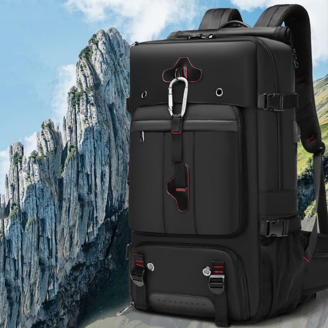 Multifunctional Large-capacity Waterproof Outdoor Mountaineering Backpack with USB Port
