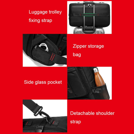Multifunctional Large-capacity Waterproof Outdoor Mountaineering Backpack with USB Port