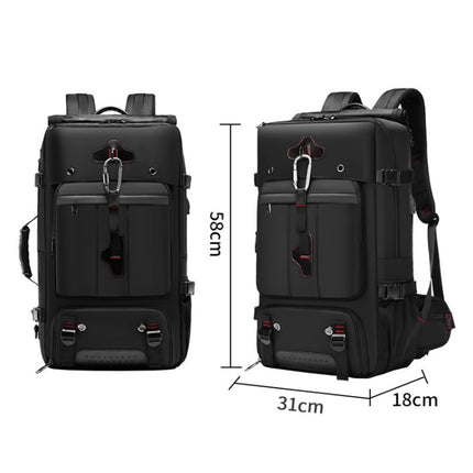 Multifunctional Large-capacity Waterproof Outdoor Mountaineering Backpack with USB Port