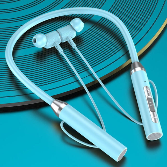 Auriculares Bluetooth binaurales deportivos inalámbricos para colgar en el cuello con batería de larga duración