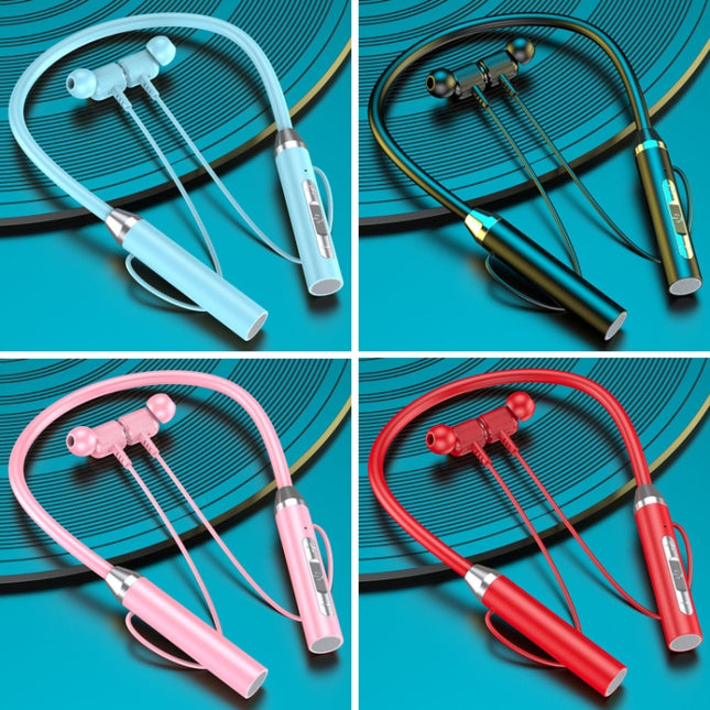 Auriculares Bluetooth binaurales deportivos inalámbricos para colgar en el cuello con batería de larga duración