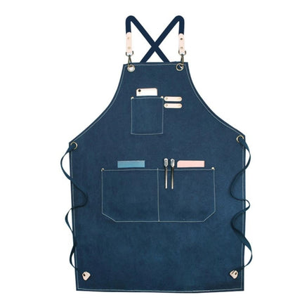 Floral Milk Tea Baking Workwear Apron