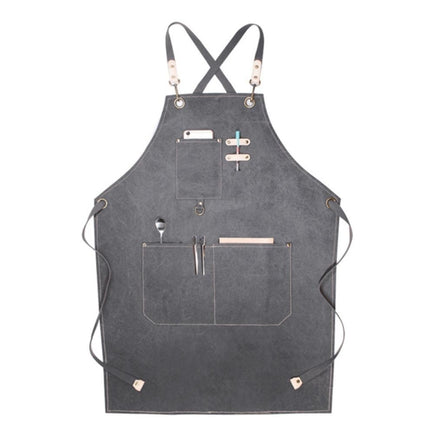 Floral Milk Tea Baking Workwear Apron